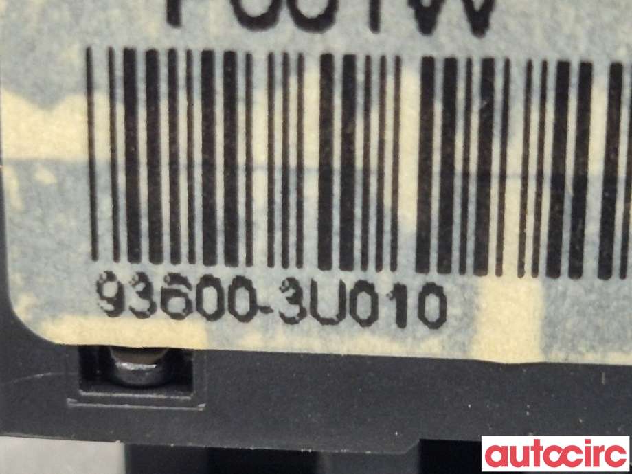 Bryter diverse til Kia Sportage 2010-2016 (Type III) (KIA|936003U010||93600-3U010)