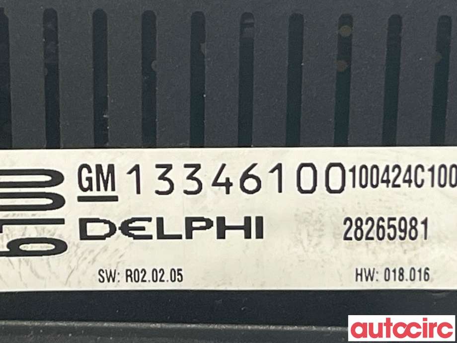 Varmeapparat betjening til Opel Astra J 2010-2015 (OPEL|13346100)
