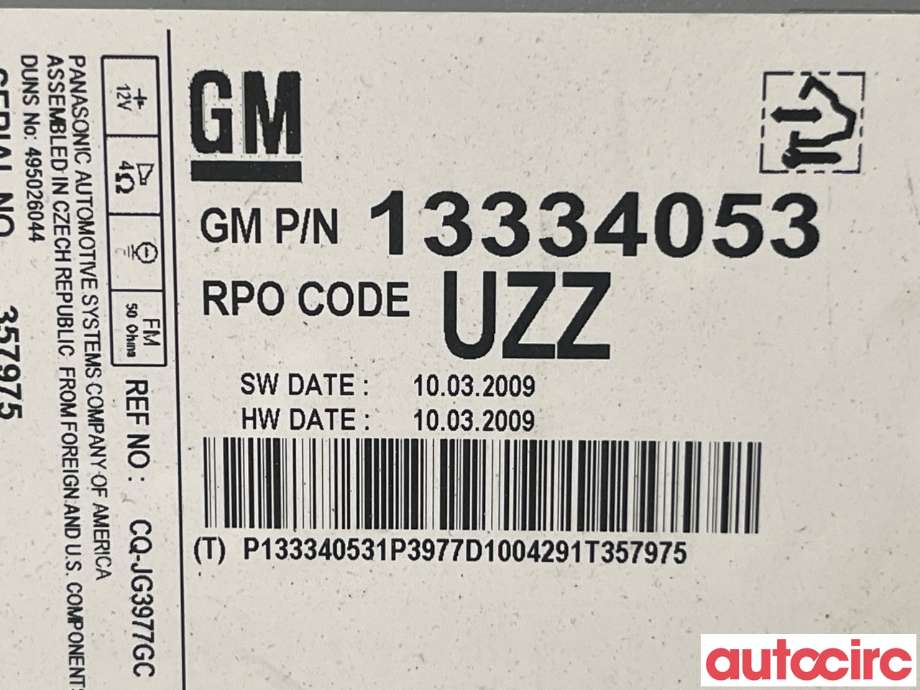 Bilstereo til Opel Astra J 2010-2015  (OPEL|20983513)