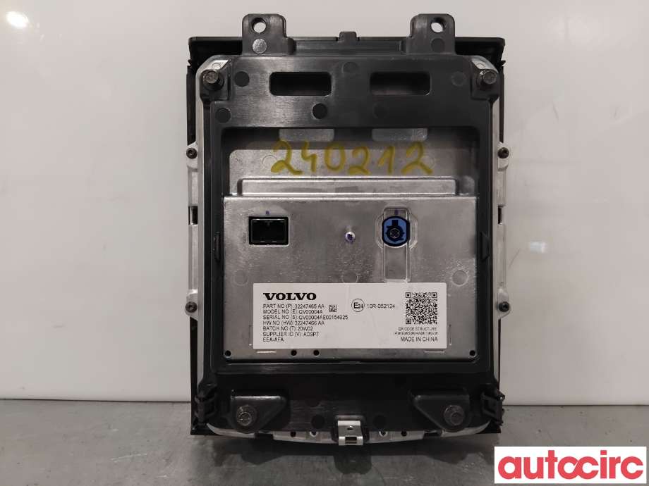 Instrument kjørecomputer til Volvo XC60 2017-->> (Type II)  (VOLVO|36010560|QV00004A|32247465)