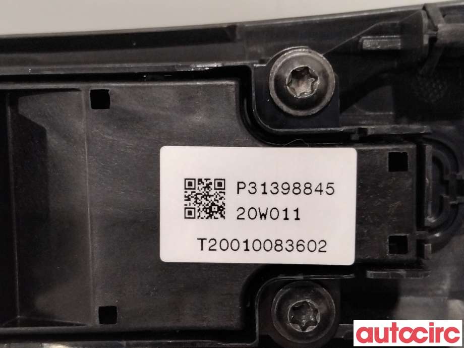 Varmeapparat betjening til Volvo XC60 2017-->> (Type II)  (VOLVO|31398845|)