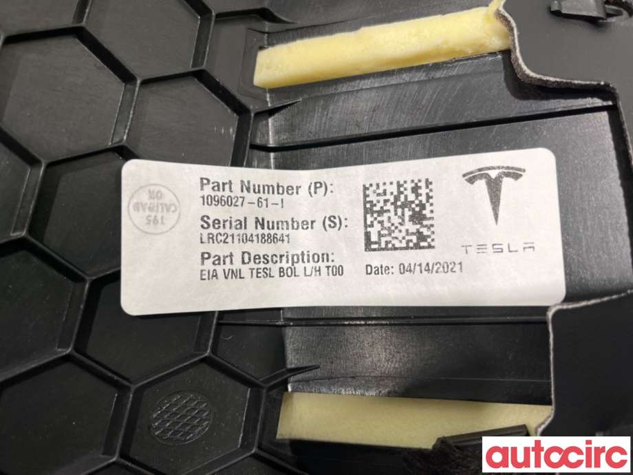 Innredning pakke til Tesla Model 3 2018-2023 (Fase 1) (TESLA|1096027-03-I||1096027-61-I)