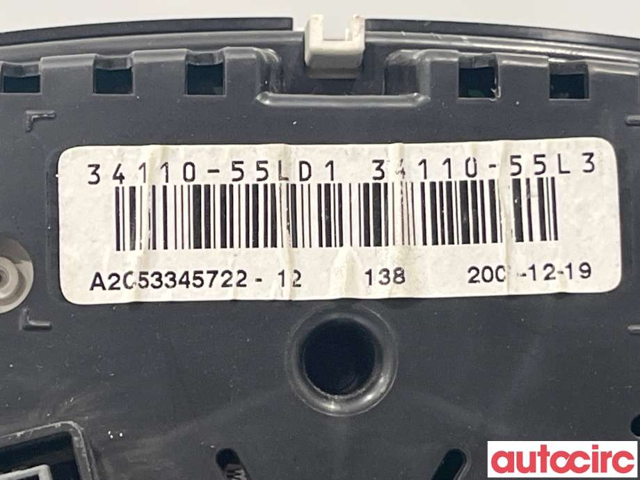 Instrumentpanel til Suzuki SX4 2009-2013 (Type I, Fase 2)  (SUZUKI|34104-54L20)