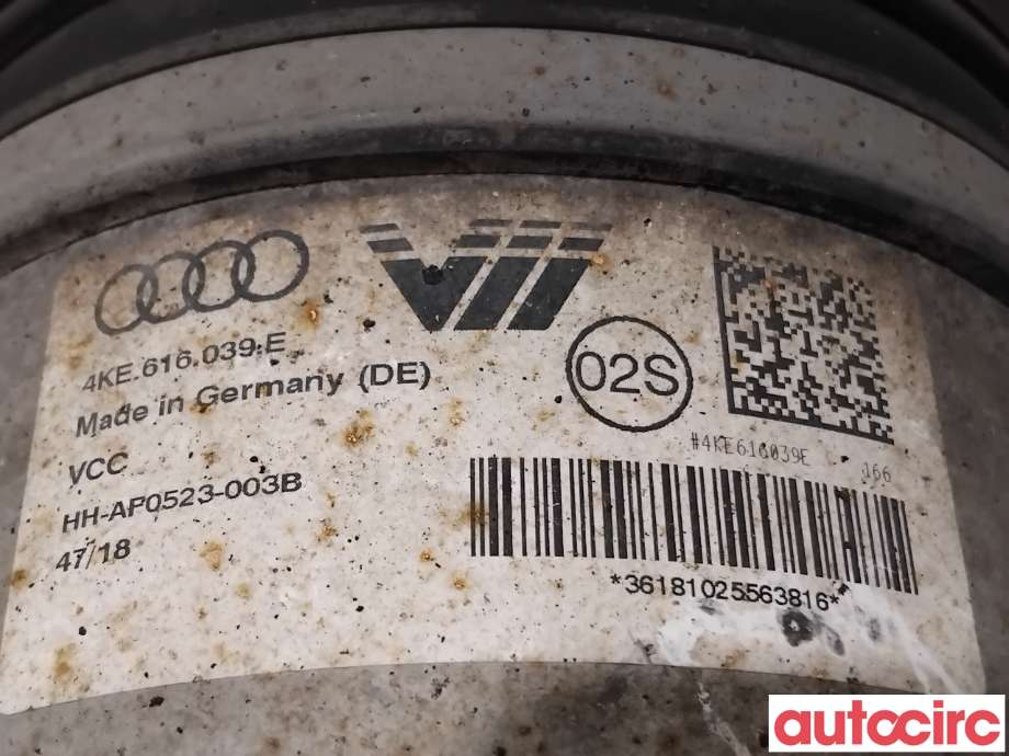 Fjær foran nivå luftpute/belg til Audi e-tron 2018-->>  (AUDI|4KE616039E||4KE616039G)