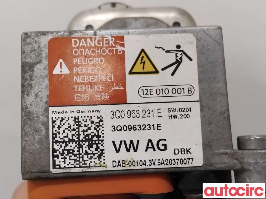 Motorvarmer elektrisk til Audi e-tron 2018-->>  (AUDI|3Q0963231E)