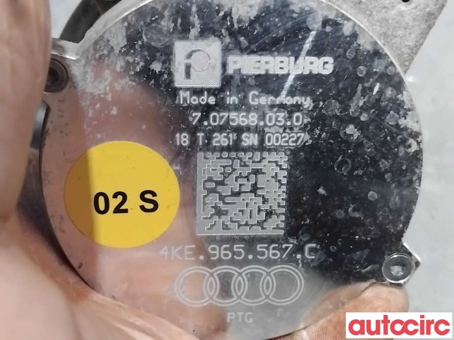 Sirkulasjonspumpe til Audi e-tron 2018-->>  (AUDI|4KE965567C|707568030)