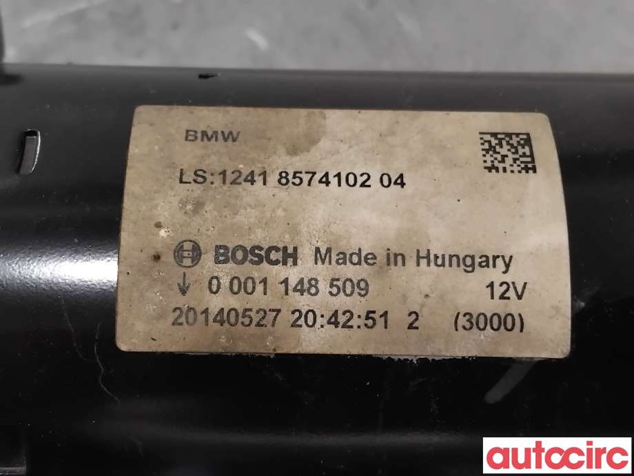 Starter diesel til BMW 3-Serie 2012-2018 (F30/F31/F34) (F30/F31/F34) (BMW|12418574102|0001148509)