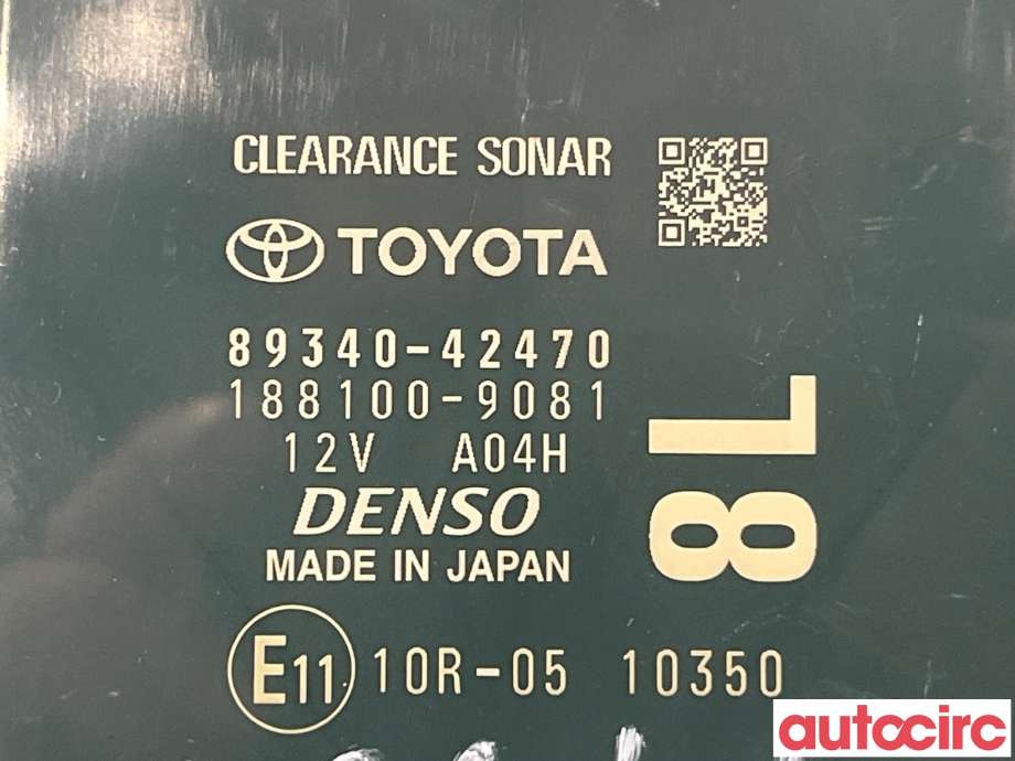 Styreenhet parkering til Toyota RAV4 2019-->> (Type V)  (TOYOTA|8934042470)