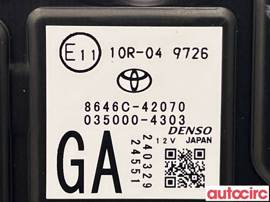 Kamera til Toyota RAV4 2019-->> (Type V)  (TOYOTA|8646C42120||8646C-42120)