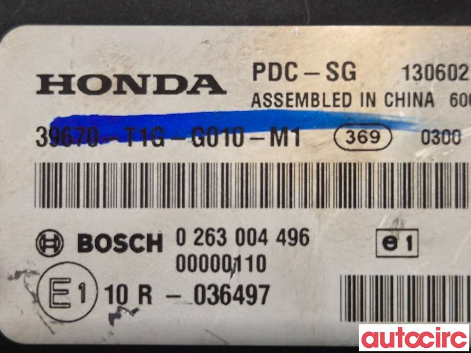 Styreenhet parkering til Honda CR-V 2012-2018 (Type IV)  (HONDA|39670-T1G-G01)