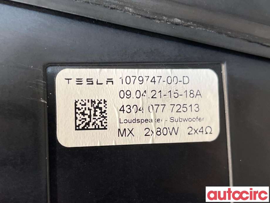Bilstereo høyttaler til Tesla Model 3 2018-2023 (Fase 1)  (TESLA|1079747-00-D|)