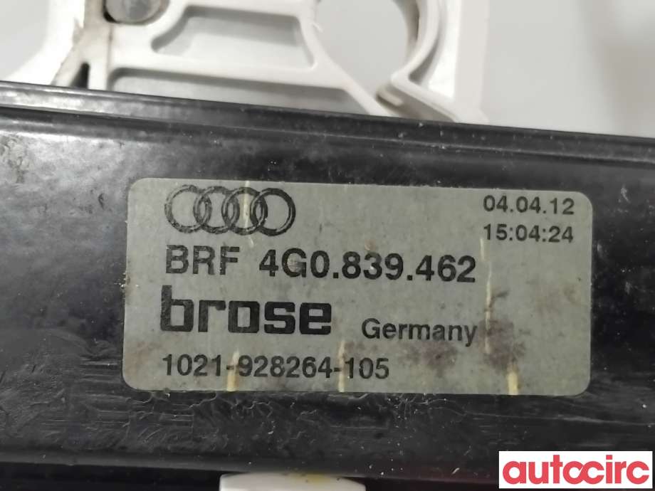 Ruteheis til Audi A6 2011-2014 (Type IV, Fase 1) (C7) (C7) (AUDI|4G0839462|1021-928264-105)