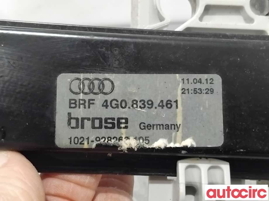 Ruteheis til Audi A6 2011-2014 (Type IV, Fase 1) (C7) (C7) (AUDI|4G0839461|1021-928262-105)