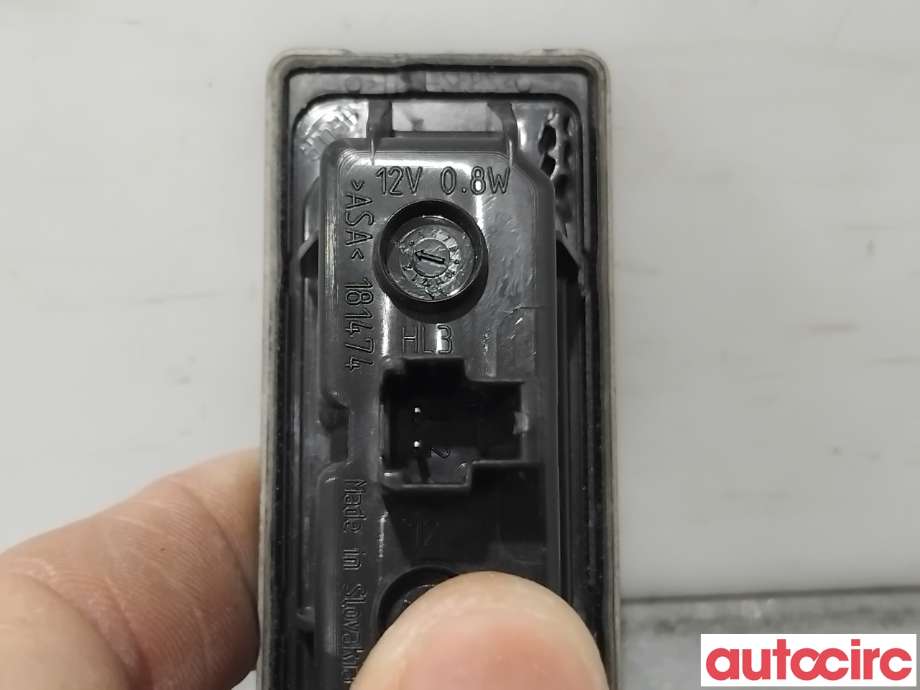 Skiltlys til Audi A6 2011-2014 (Type IV, Fase 1) (C7) (C7) (AUDI|4G0943021||4G0943021A)