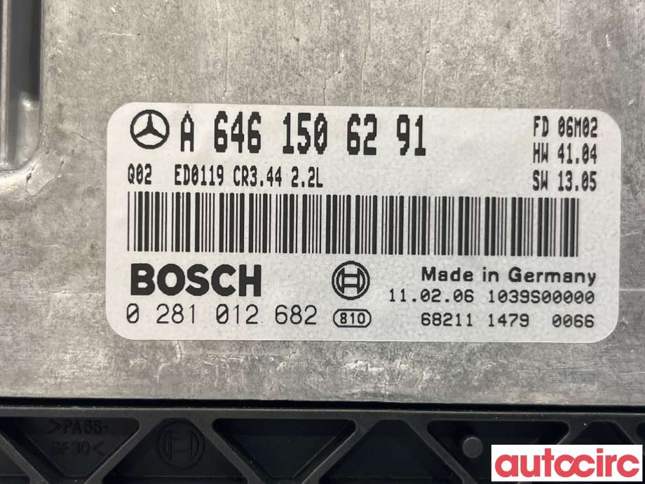 Styreenhet motor til Mercedes E-Klasse 2006-2009 (Fase 2) (W211) (W211) (MERCEDES|A6461506291)