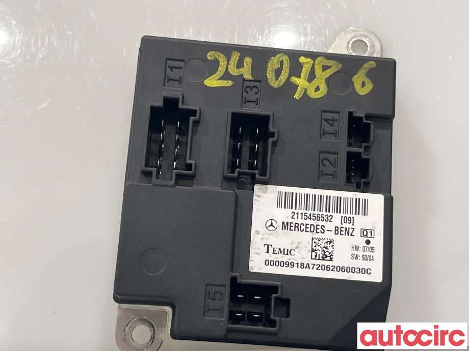 Styreenhet diverse til Mercedes E-Klasse, 2006-2009 (Fase 2) (W211) (W211) (MERCEDES|A2115456532)