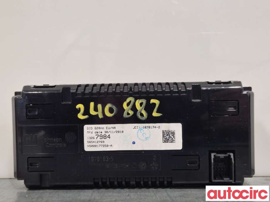 Instrument diverse til Opel Astra J 2010-2015  (OPEL|22858076|13267984)