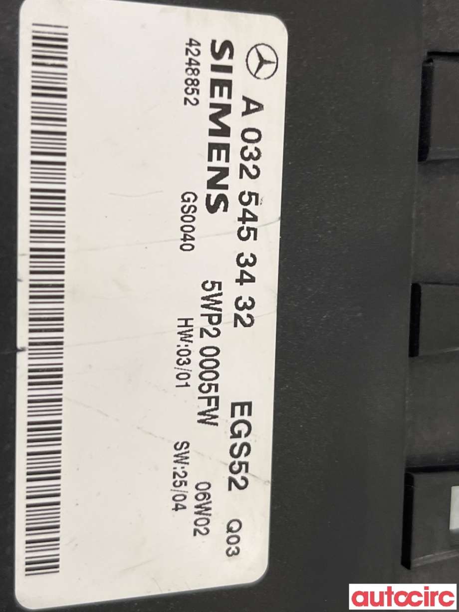 Styreenhet girkasse til Mercedes E-Klasse 2006-2009 (Fase 2) (W211) (W211) (MERCEDES|A0325453432)