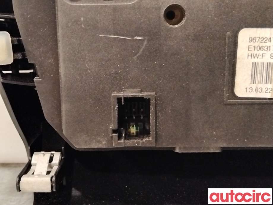 Varmeapparat betjening til Peugeot 208 2012-2019 (Type I)  (PEUGEOT|96722471XU||9819570680)