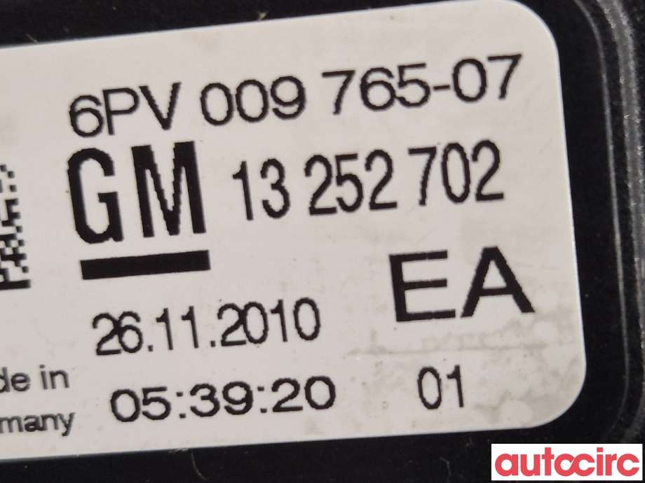 Pedal gass til Opel Astra J 2010-2015  (OPEL|13252702)