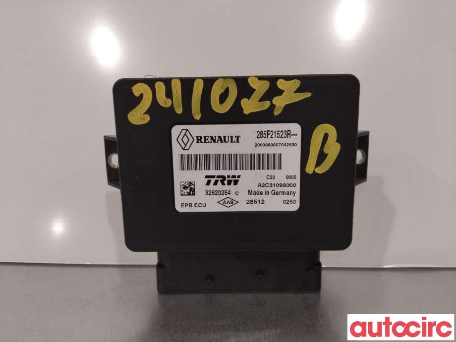 Styreenhet elektrisk parkbrems (EPB - Electric Parking Brake) til Renault Scenic, 2009-2016 (Type III)  (RENAULT|285F21523R)