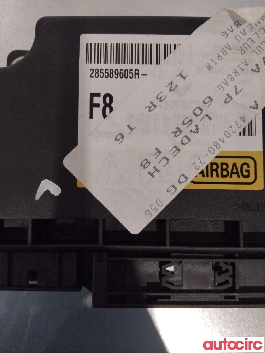 Airbag elektronikk til Renault Scenic 2009-2016 (Type III)  (RENAULT|285582617R)