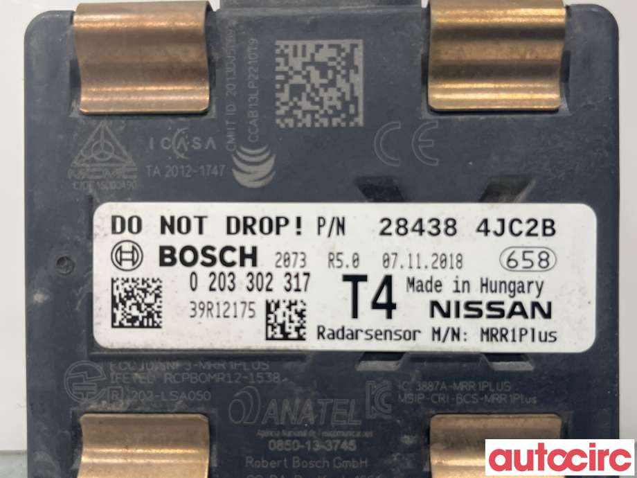 Sensor radar til Nissan Navara 2016-->> (D23) (D23) (NISSAN|284384JC2B)