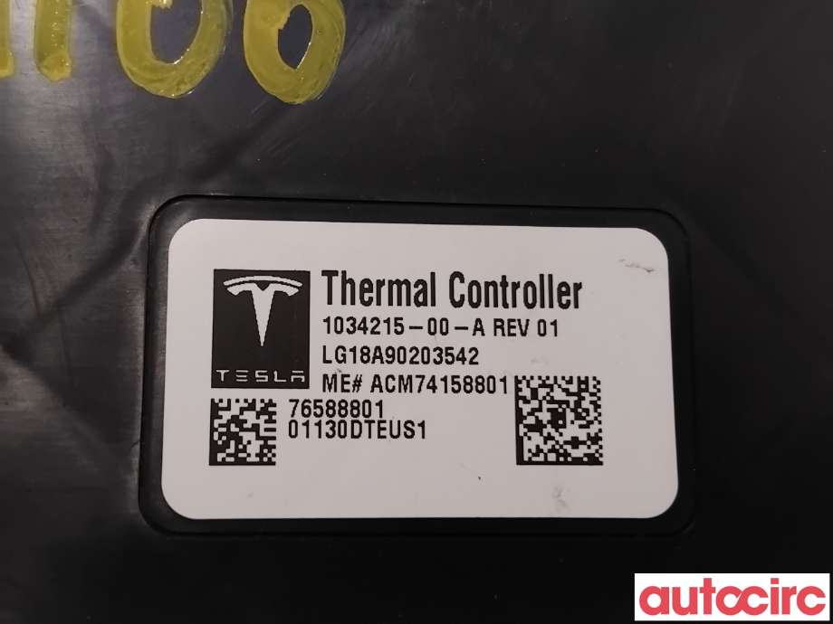 Styreenhet klima/aircondition til Tesla Model S 2013-2016 (Fase 1)  (TESLA|1034215-00-A|)