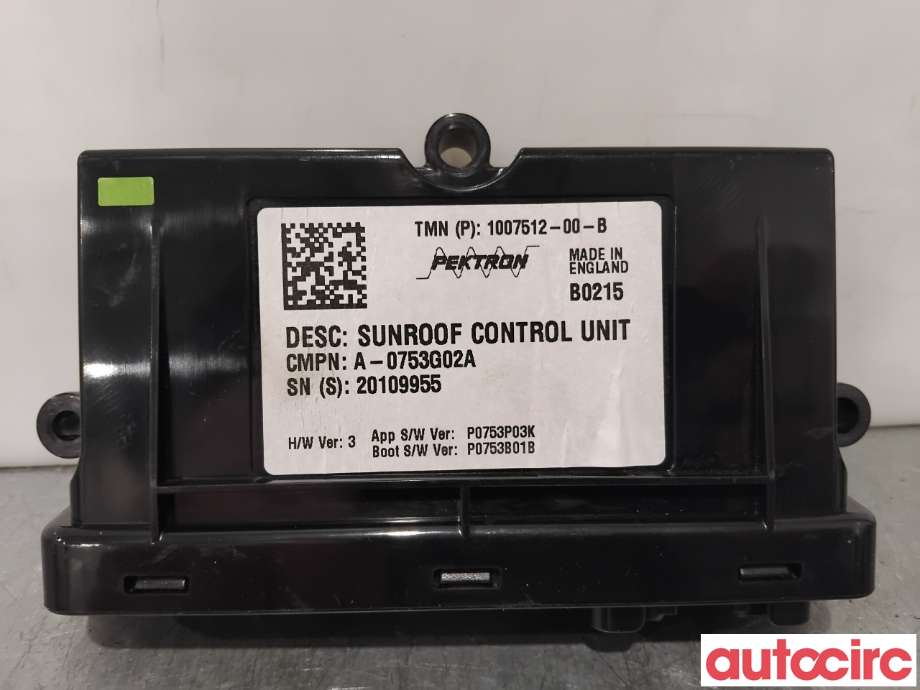 Styreenhet takluke til Tesla Model S 2013-2016 (Fase 1) (TESLA|1007512-00-B|20109955)