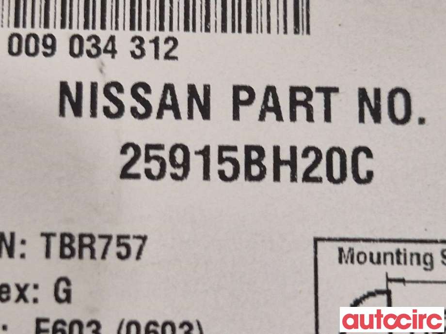 Bilstereo til Nissan Qashqai 2010-2014 (Type I, Fase 2)  (NISSAN|25915BH20C)