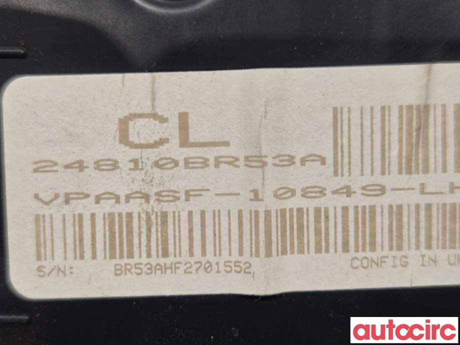 Instrumentpanel til Nissan Qashqai 2010-2014 (Type I, Fase 2)  (NISSAN|24810BR53A)