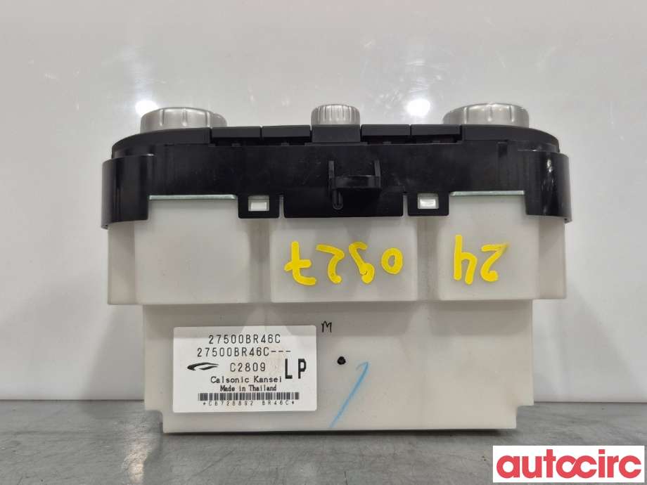 Varmeapparat betjening til Nissan Qashqai 2010-2014 (Type I, Fase 2)  (NISSAN|27500BR46C|)