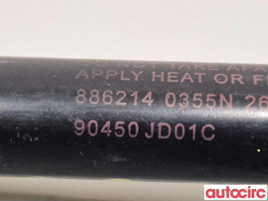 Baklukedemper til Nissan Qashqai 2010-2014 (Type I, Fase 2)  (NISSAN|90450JD01C|90450JD01D)
