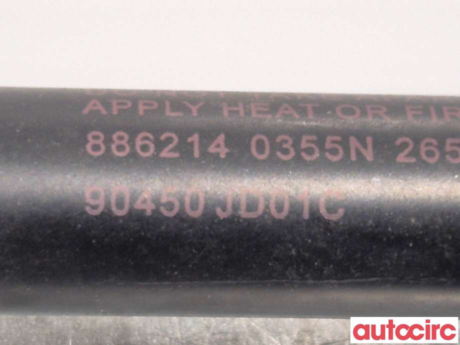 Baklukedemper til Nissan Qashqai 2010-2014 (Type I, Fase 2)  (NISSAN|90450JD01C|90450JD01D)
