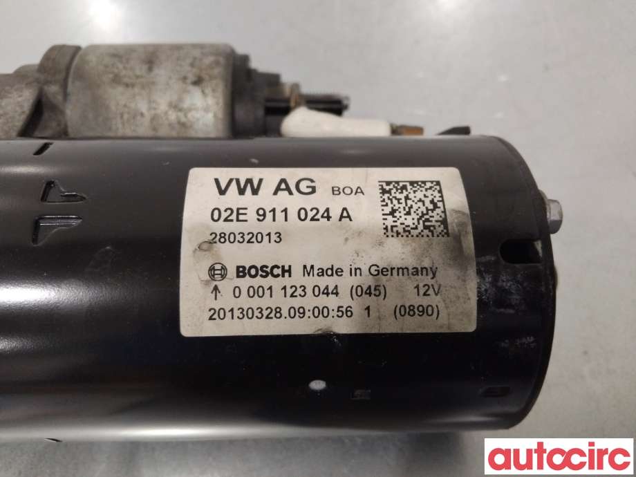 Starter diesel til Škoda Superb 2008-2015 (Type II) (SKODA|02E911024AX|0001123044|02E911024A)