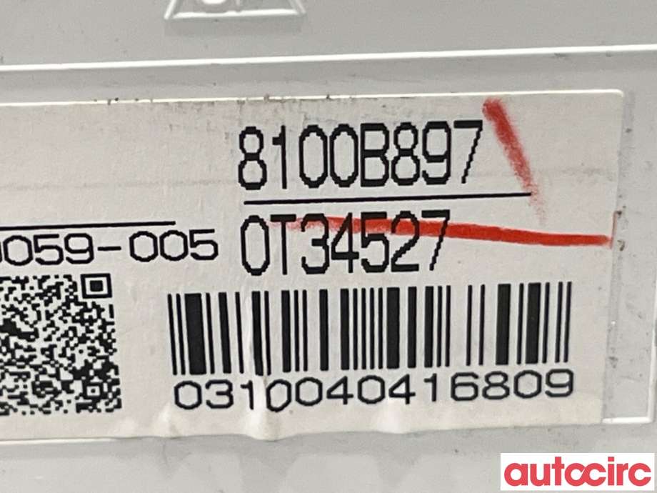 Instrumentpanel til Mitsubishi Outlander 2012-2015 (Type III, Fase 1)  (MITSUBISHI|8100B897|MM0059-005)