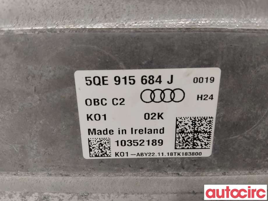 Batterilader (OBC - On Board Charger) til Audi e-tron 2018-->>  (AUDI|5QE915684J|10352189)