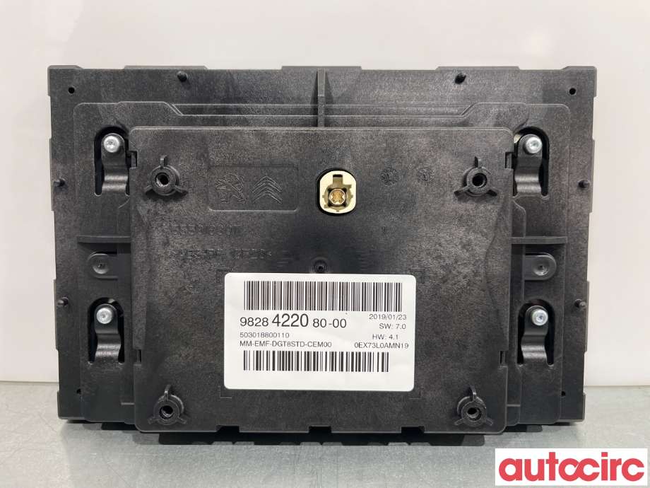 Multimedia display (MCU - Media Controller Unit) til Opel Combo E 2019-->>  (OPEL|9828422080)