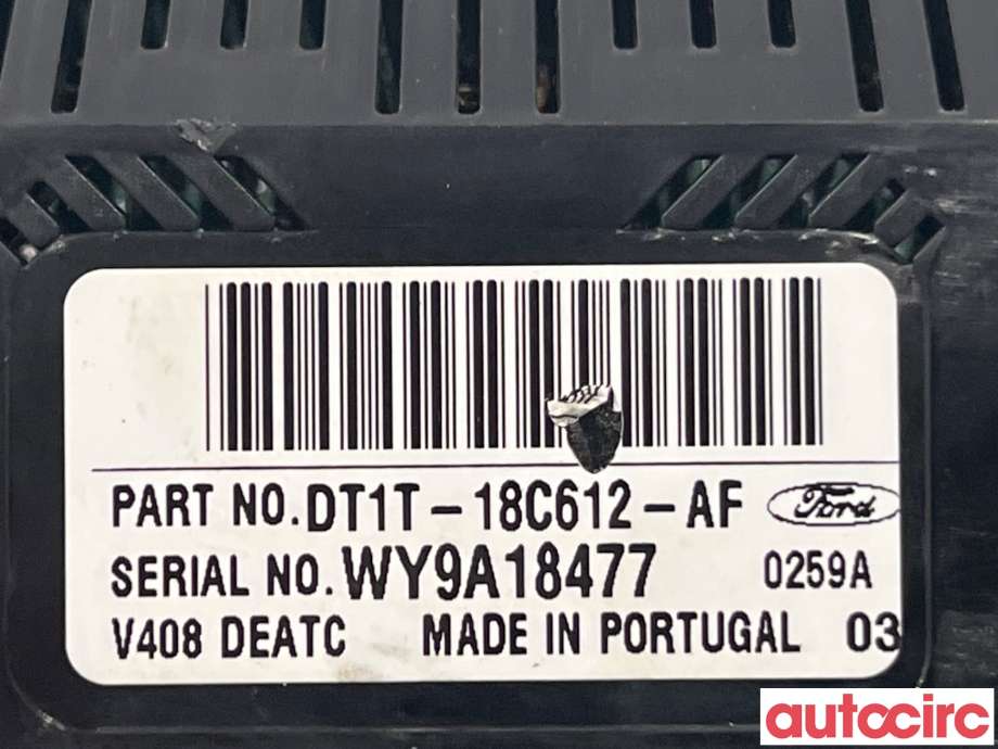 Varmeapparat betjening til Ford Transit Connect 2013-2018 Type II, Fase 1  (FORD|2038344|)