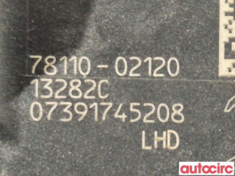 Pedal gass til Toyota Auris 2013-2015 (Type II, Fase 1)  (TOYOTA|7811002120||78110-02120)