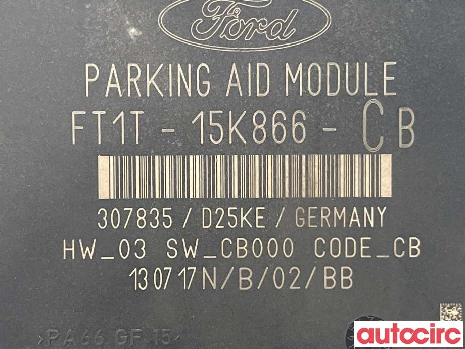 Styreenhet parkering til Ford Transit Connect 2013-2018 Type II, Fase 1  (FORD|1904695)