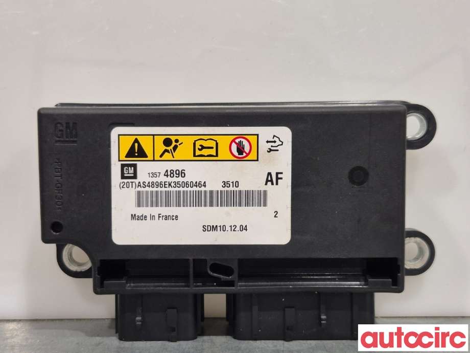 Airbag elektronikk til Opel Astra J, 2010-2015  (OPEL|13574896)
