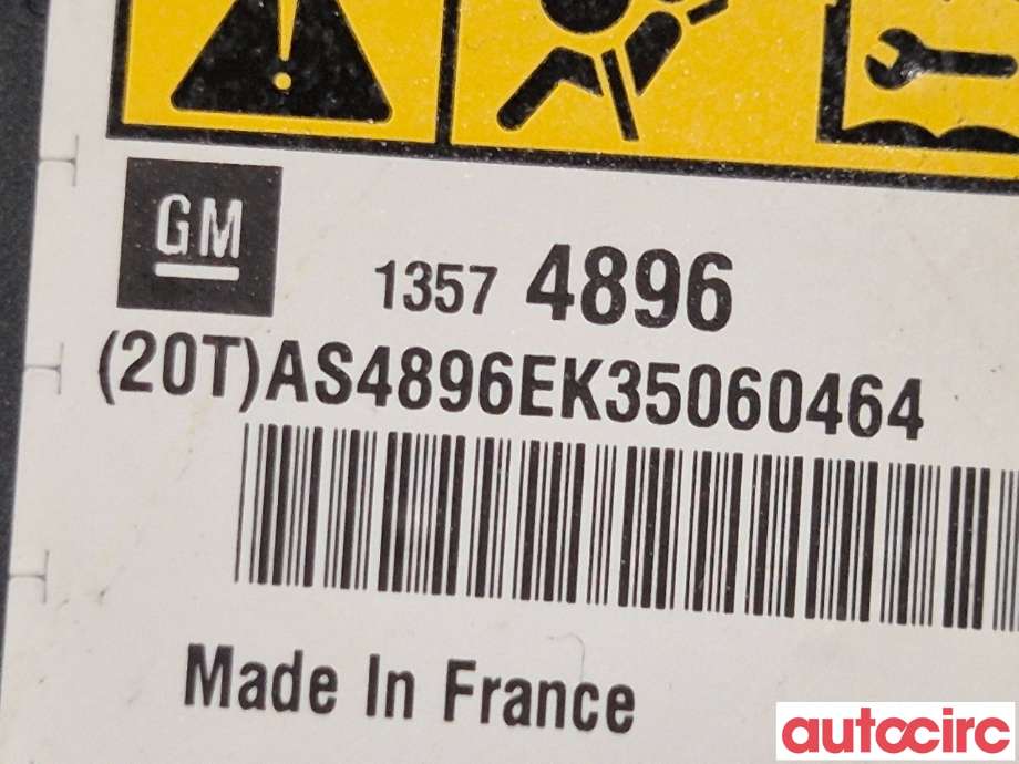 Airbag elektronikk til Opel Astra J 2010-2015 (OPEL|13574896)