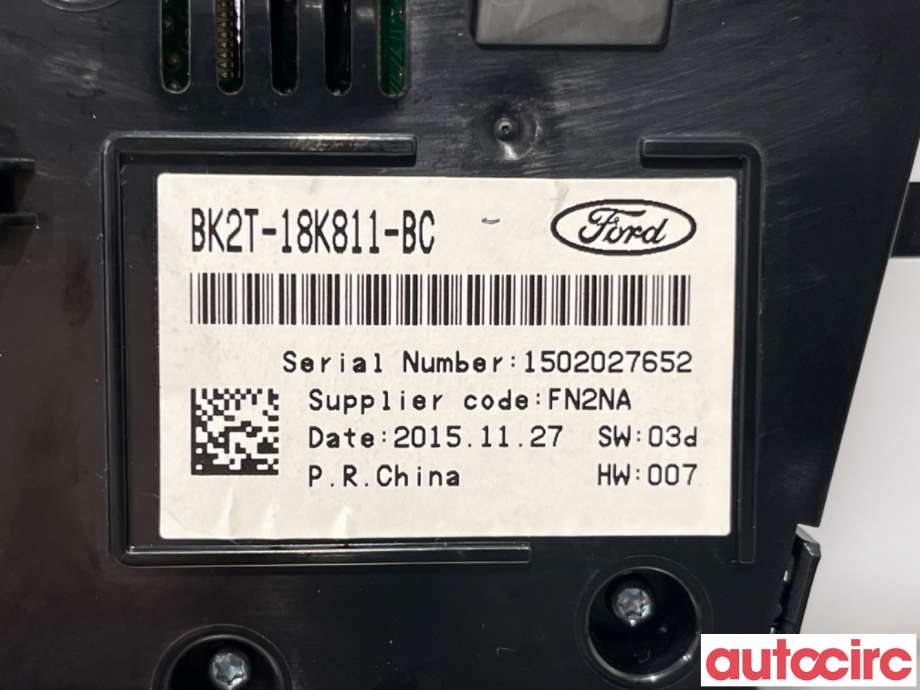 Bryter diverse til Ford Transit Connect 2013-2018 Type II, Fase 1  (FORD|2190668||BK2T-18K811-BC)
