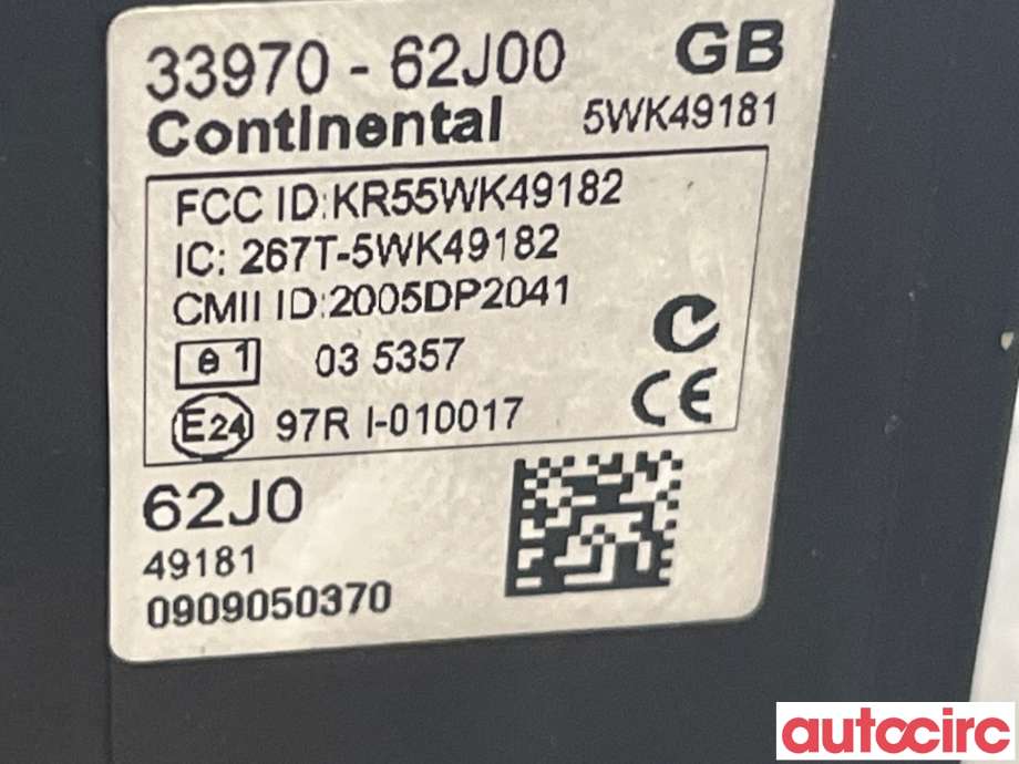 Styreenhet diverse til Suzuki Swift 2005-2010  (SUZUKI|33970-62J00)