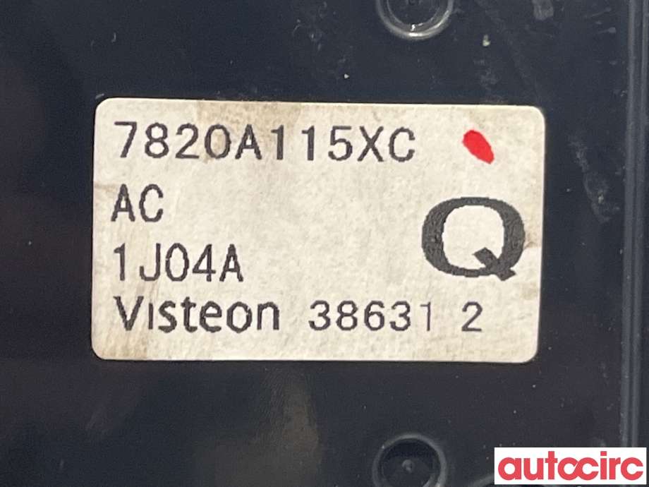 Varmeapparat betjening til Mitsubishi ASX 2010-2019  (MITSUBISHI|7820A115XC)