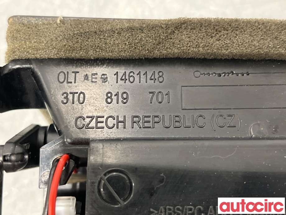 Dashbord friskluftdyse til Škoda Superb 2008-2015 (Type II) (SKODA|3T0819701|)