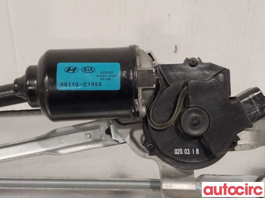 Viskermotor frontrute til Hyundai Kona 2017-2021 (Type I, Fase 1)  (HYUNDAI|98110C1950|03541-9390|98110-C1950)