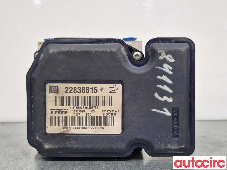 ABS sentral til Opel Insignia A 2009-2014  (OPEL|22757652|16817028|22838815)