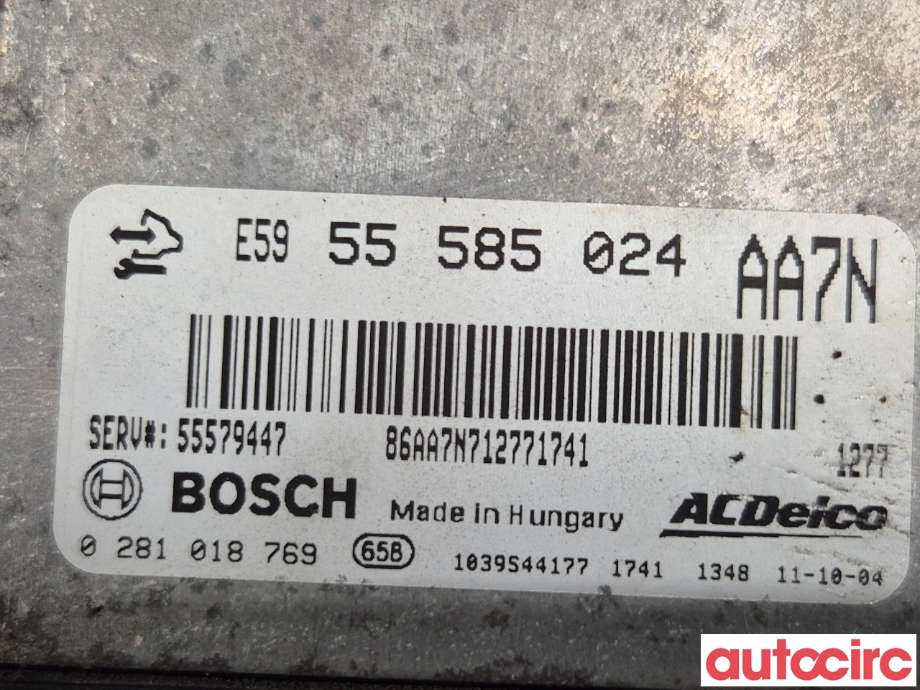 Styreenhet motor til Opel Insignia A 2009-2014  (OPEL|55579447|0281018769)